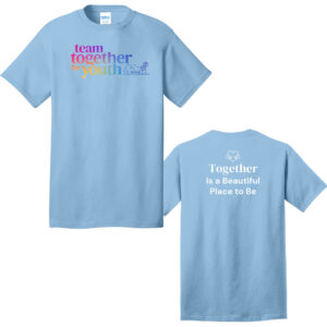 Together For Youth Pride Month Short Sleeve Tee - Light Blue