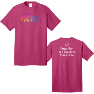 Together For Youth Pride Month Short Sleeve Tee - Sangria